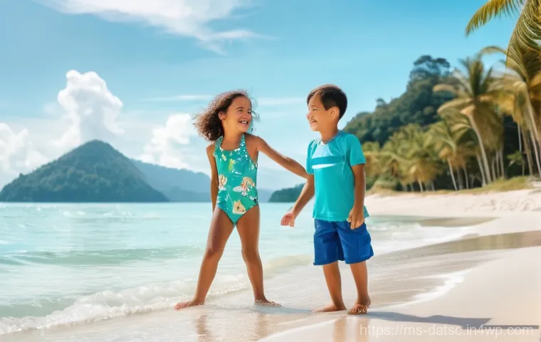 쿼리 속도 향상을 위한 조인 최적화 - **Prompt 1: Vibrant Malaysian Family Beach Day**
A happy, diverse Malaysian family of four (a fa...