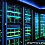 Home 22 효율적인 데이터베이스 인덱스 설계 방법 - A detailed digital illustration of a modern database server room in Kuala Lumpur, Malaysia, showing ...